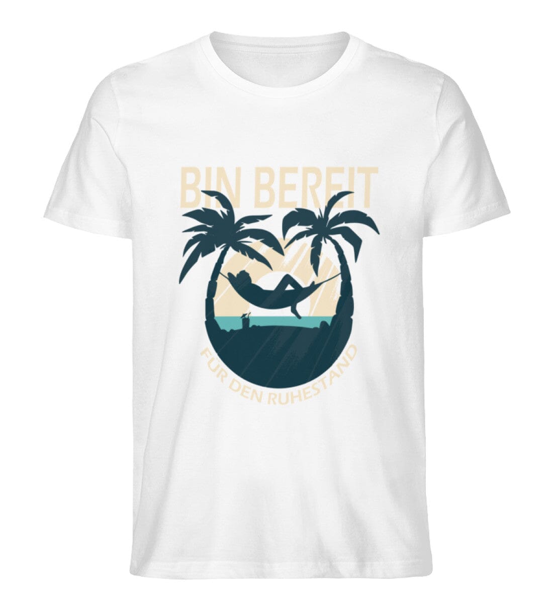 Bin bereit für den Ruhestand - Unisex Premium Bio Shirt White XS