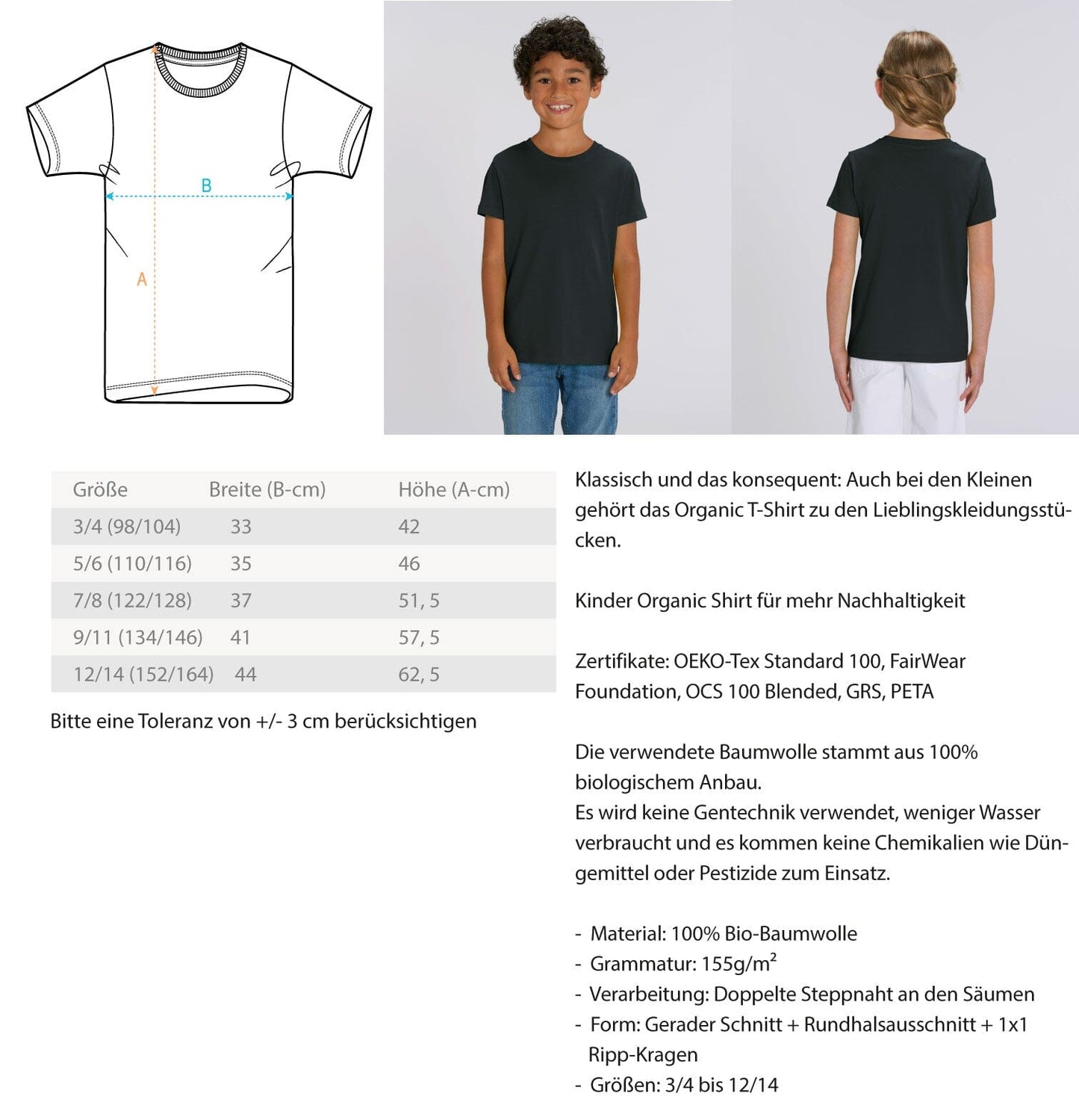 Keine Zeit der Meister schleudert - Kinder Bio Shirt