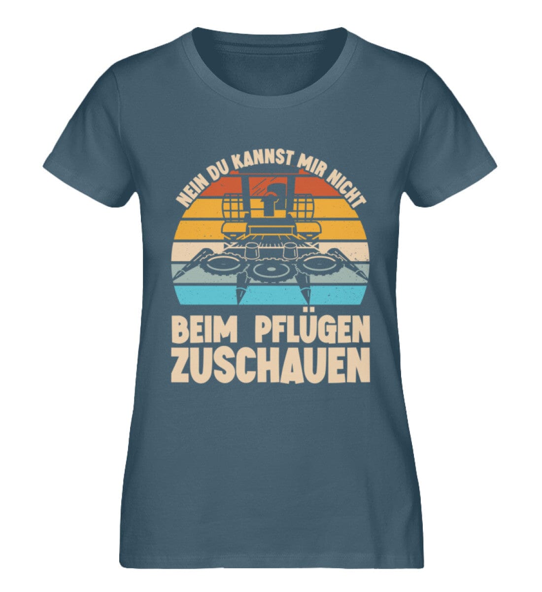 Nein du kannst mir nicht beim Pflügen zuschauen - Damen Premium Bio Shirt Stargazer XS
