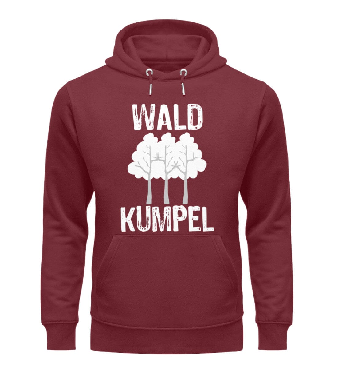 Ein Wald Kumpel - Unisex Premium Bio Hoodie Burgundy S