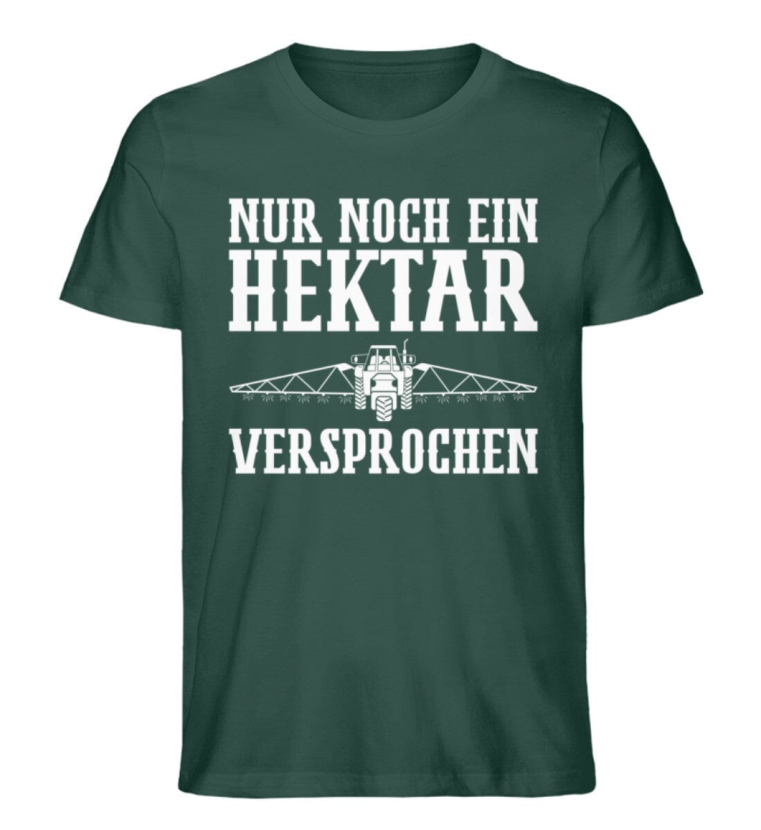 Nur noch ein Hektar versprochen - Unisex Premium Bio Shirt Glazed Green S