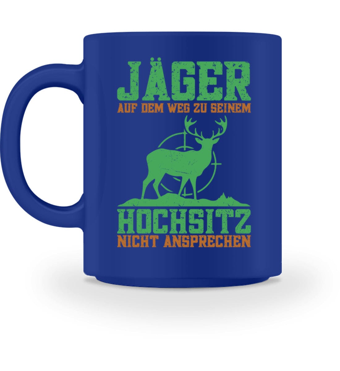 Jäger auf dem Weg zum Hochsitz - Tasse
