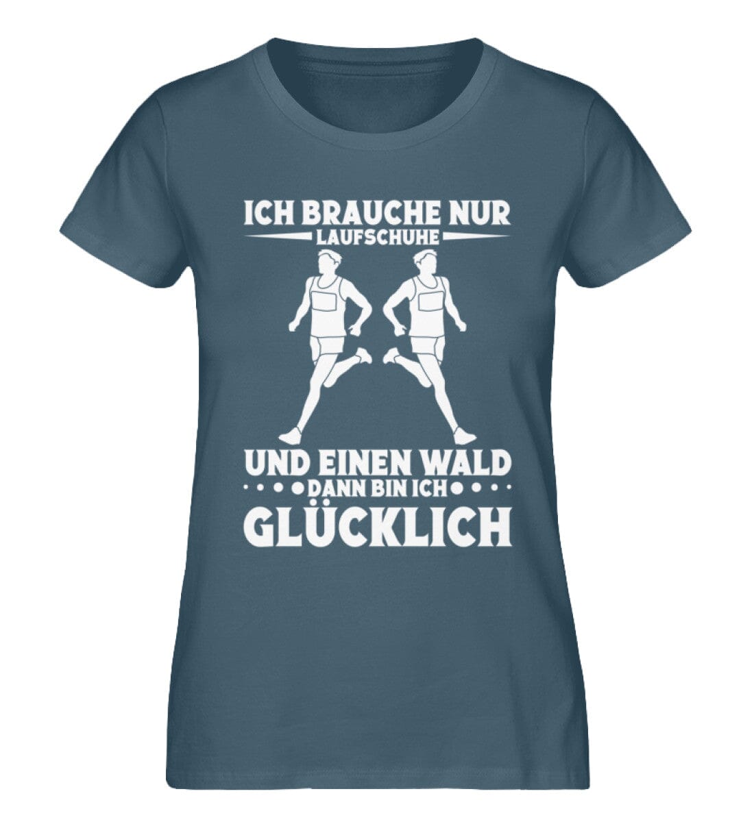Brauche Laufschuhe und Wald für Glück - Damen Premium Organic Shirt Stargazer XS