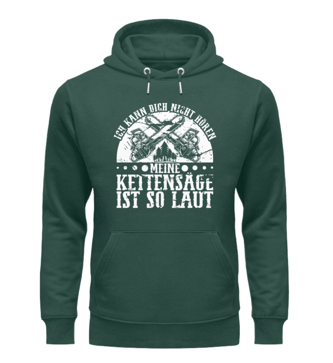 Meine Kettensäge ist so laut - Unisex Premium Bio Hoodie Glazed Green S