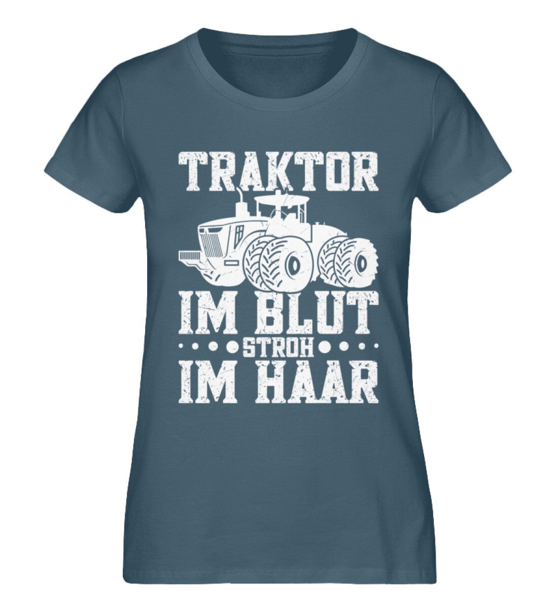 Traktor im Blut Stroh im Haar - Damen Premium Bio Shirt Stargazer XS