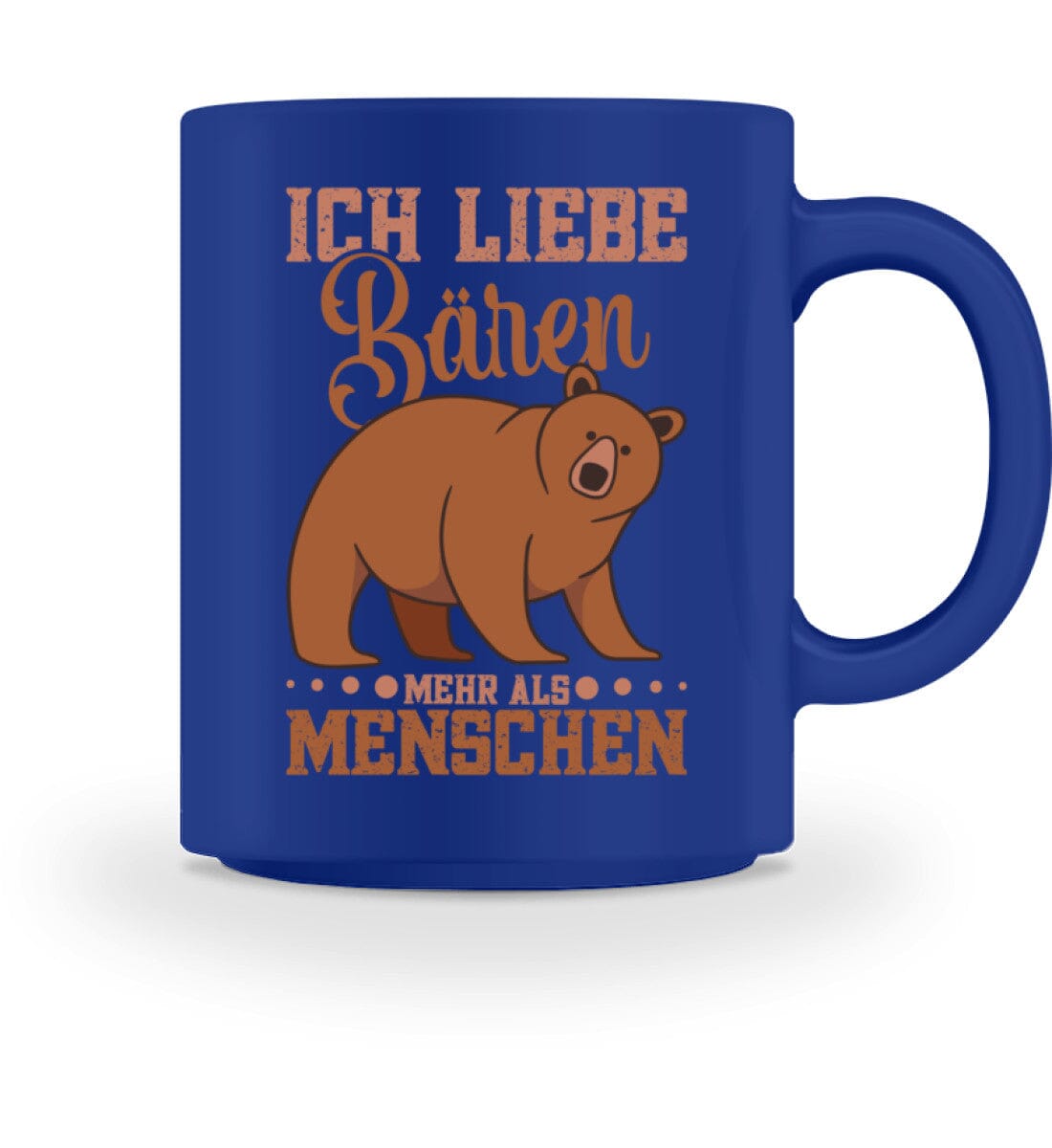 Ich liebe Bären mehr als Menschen - Tasse