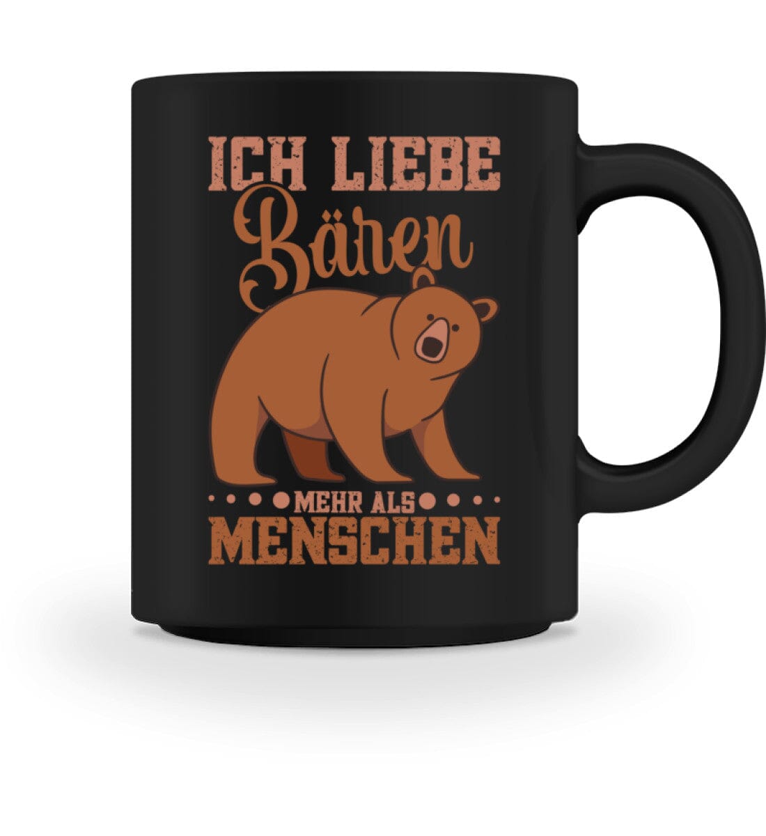 Ich liebe Bären mehr als Menschen - Tasse