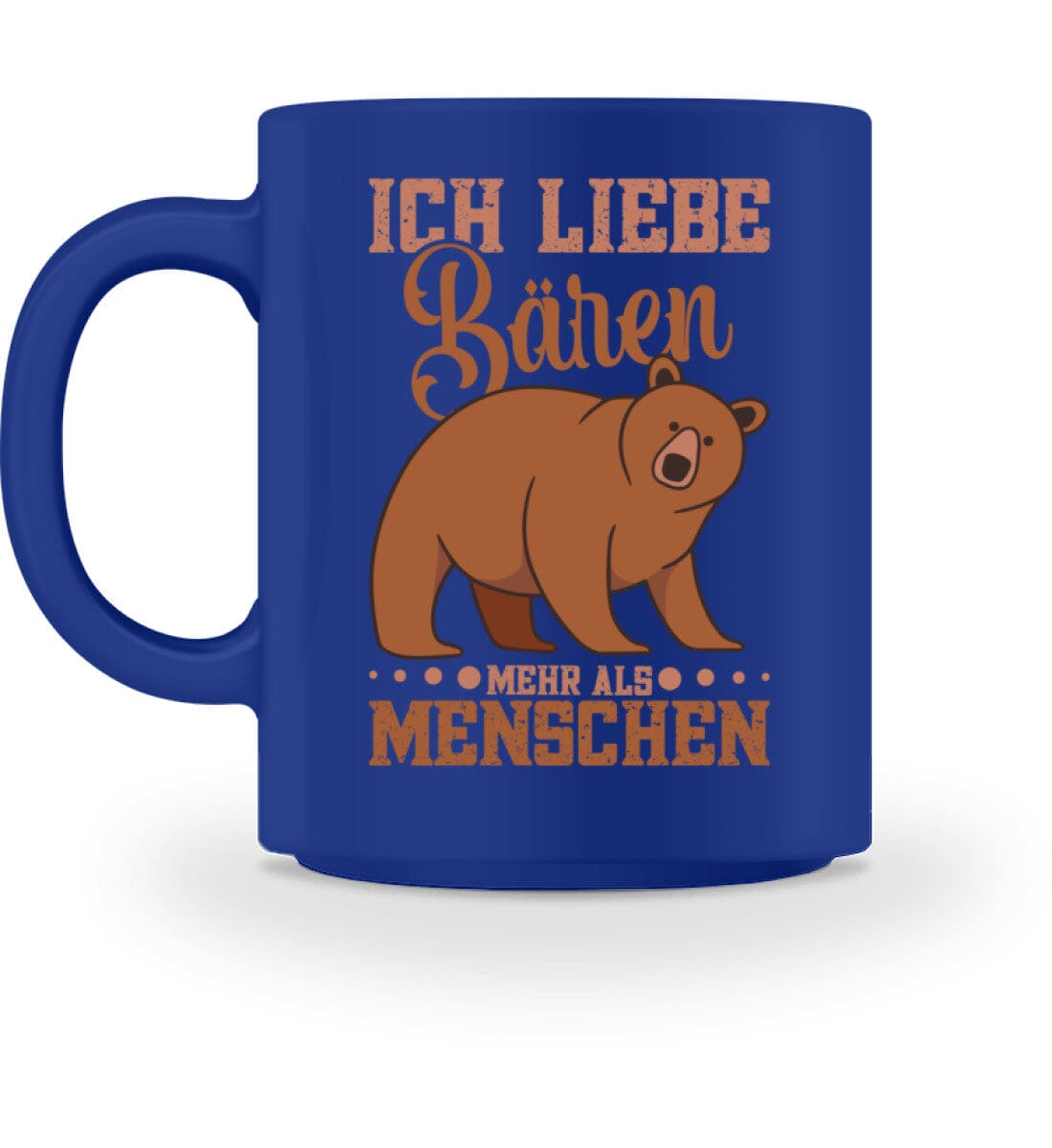 Ich liebe Bären mehr als Menschen - Tasse Royal M