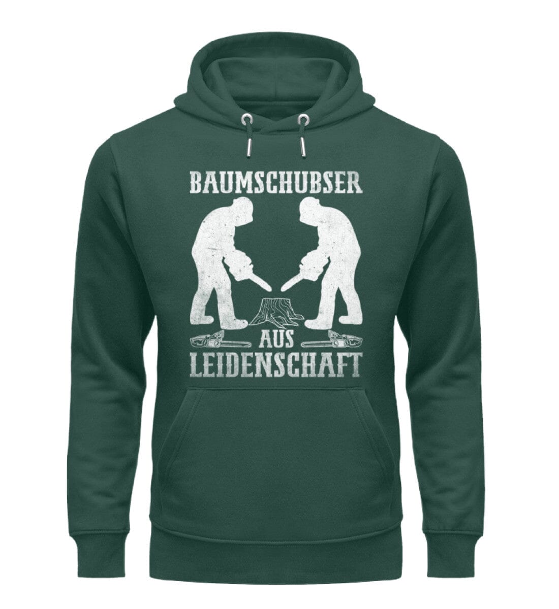 Baumschubser aus Leidenschaft - Unisex Premium Bio Hoodie Glazed Green S