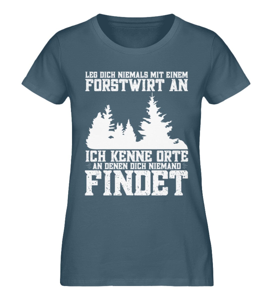 Leg dich niemals mit einem Forstwirt an - Damen Premium Organic Shirt Stargazer XS
