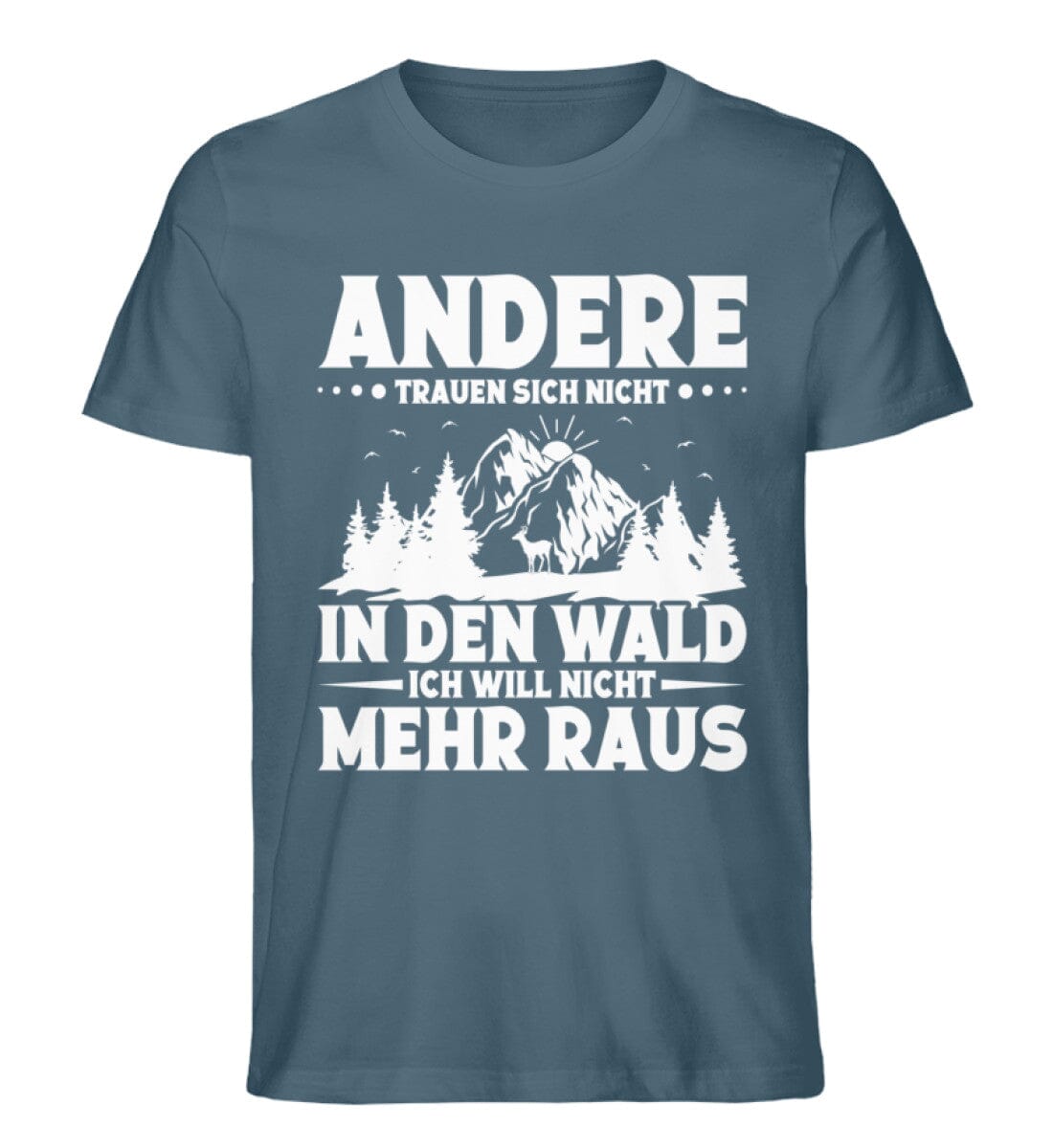 Andere trauen sich nicht in den Wald - Unisex Premium Bio Shirt Stargazer S