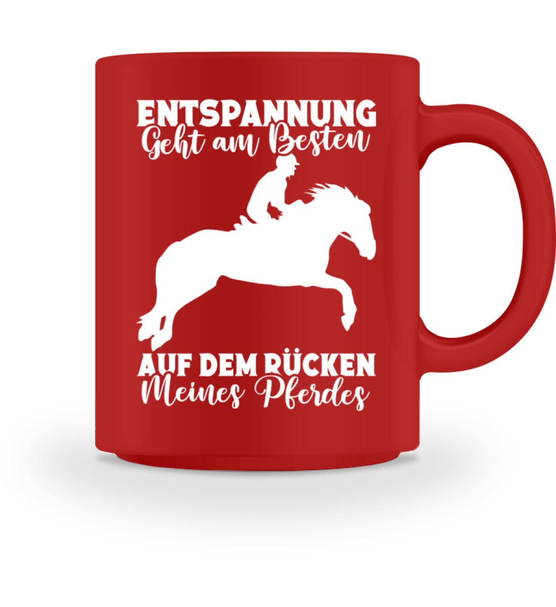 Entspannung am besten mit Pferd - Tasse