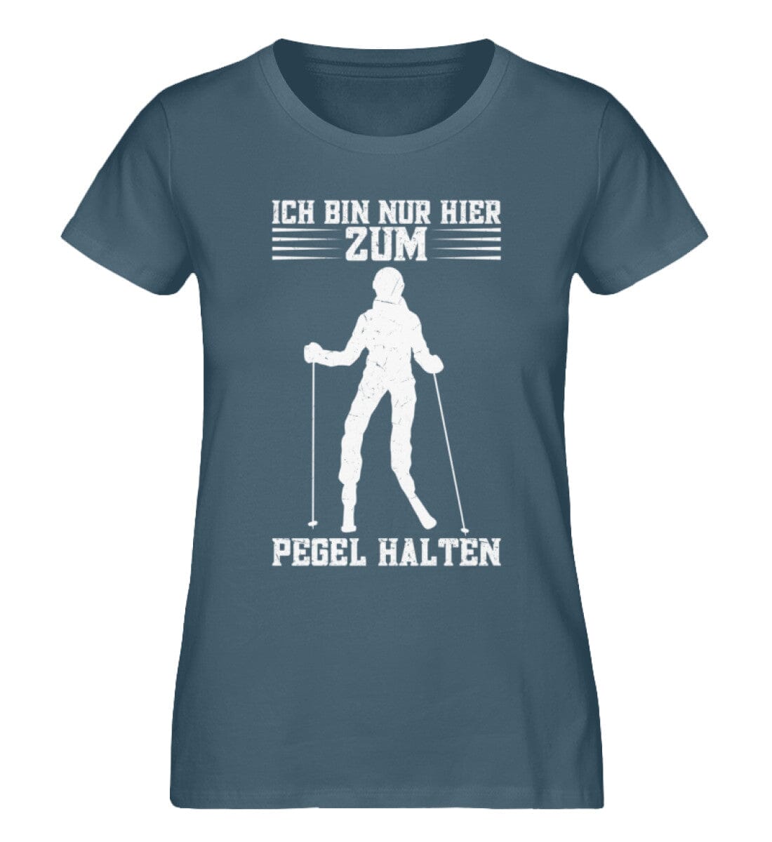 Ich bin zum Pegel halten hier - Damen Premium Organic Shirt Stargazer XS