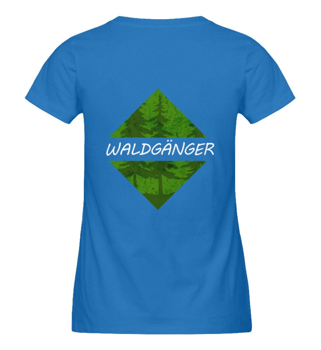 Waldgänger Rücken - Damen Premium Bio Shirt Royal Blue S