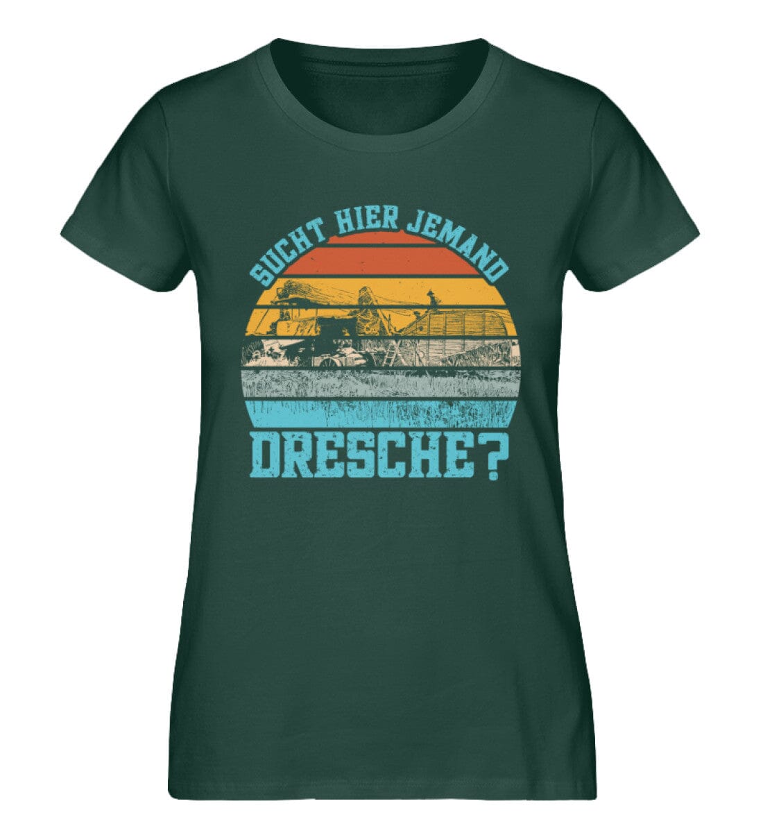 Sucht hier jemand Dresche - Damen Premium Bio Shirt Glazed Green S