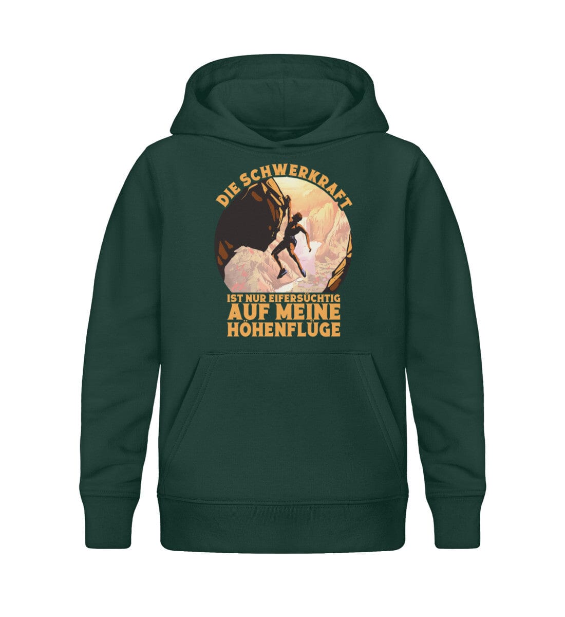 Die Schwerkraft ist eifersüchtig - Kinder Bio Hoodie Glazed Green 12/14 (152/164)