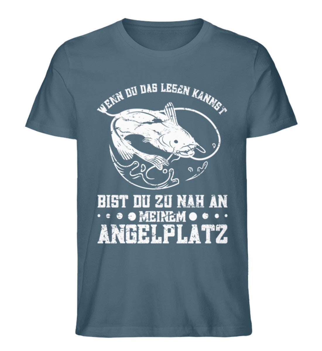Du bist zu nah an meinem Angelplatz - Unisex Premium Bio Shirt Stargazer S