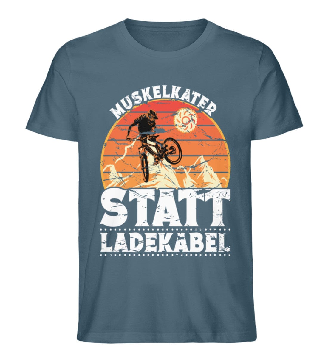 Muskelkater statt Ladekabel - Unisex Premium Bio Shirt Stargazer S