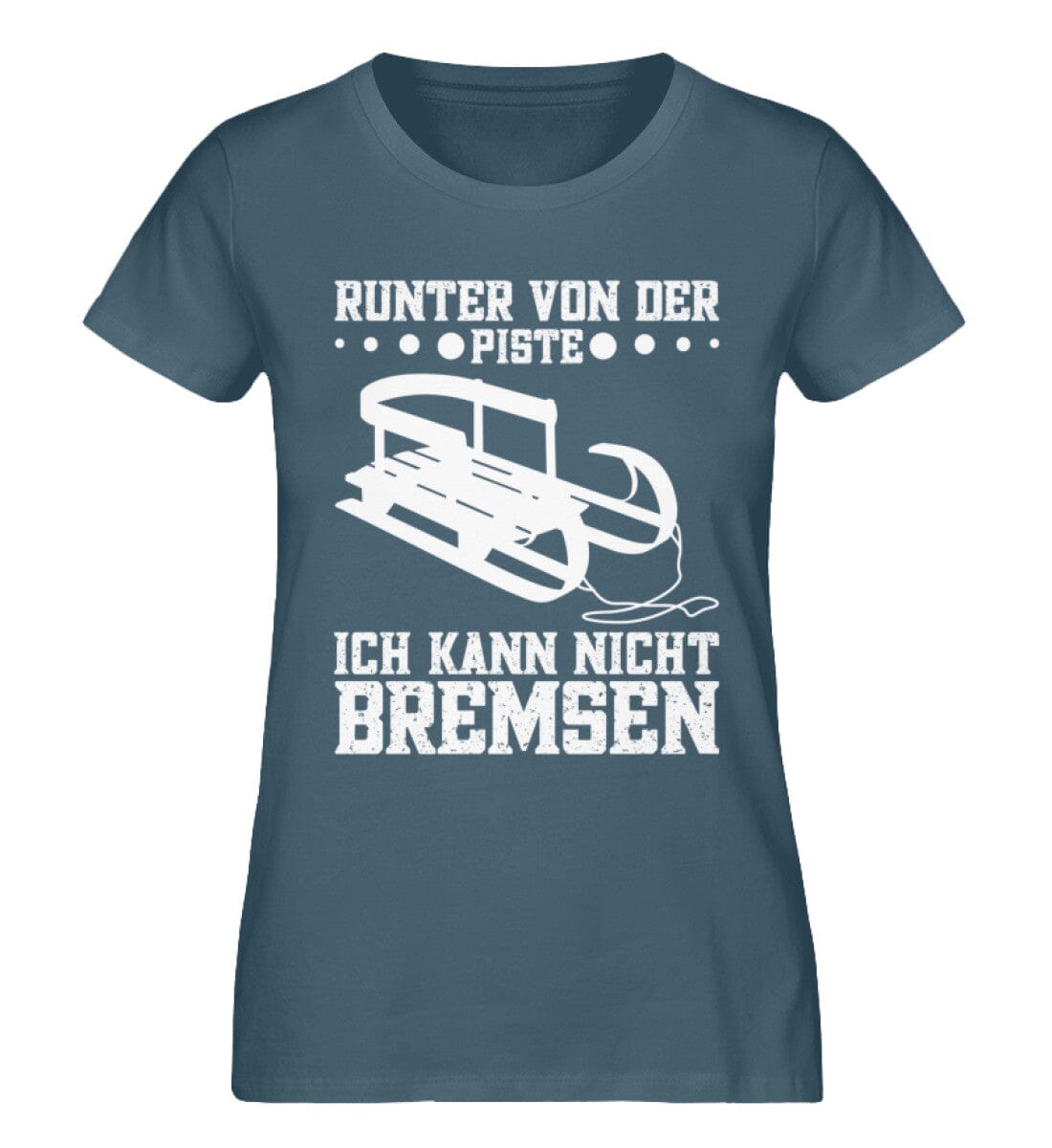 Runter von der Piste Schlittenfahren Rodel - Damen Premium Organic Shirt Stargazer XS