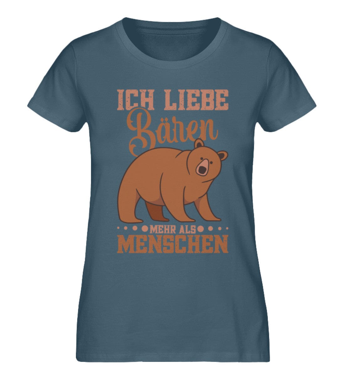 Ich liebe Bären mehr als Menschen - Damen Premium Organic Shirt Stargazer XS