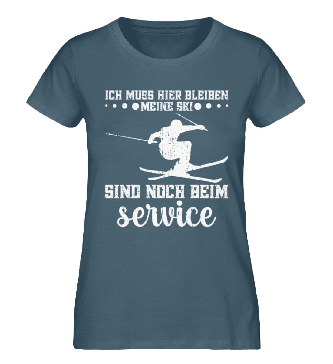 Meine Ski sind beim Service - Damen Premium Organic Shirt Stargazer XS