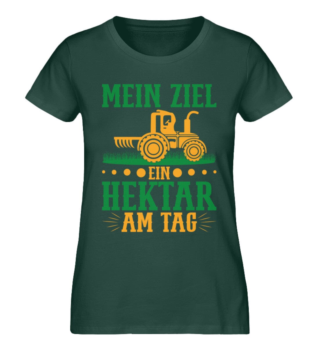 Ein Hektar am Tag - Damen Premium Bio Shirt Glazed Green S
