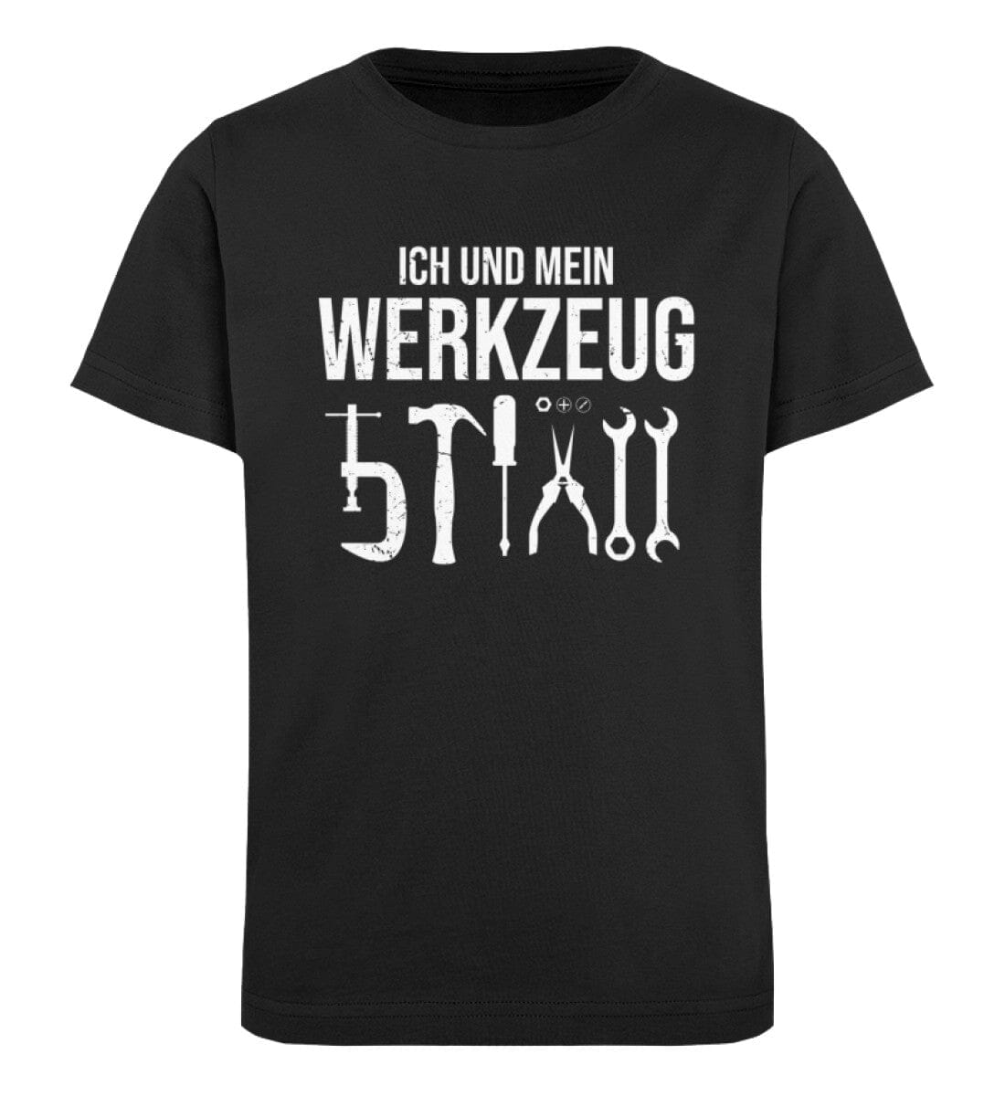 Ich und mein Werkzeug - Kinder Bio Shirt Black 12/14 (152/164)