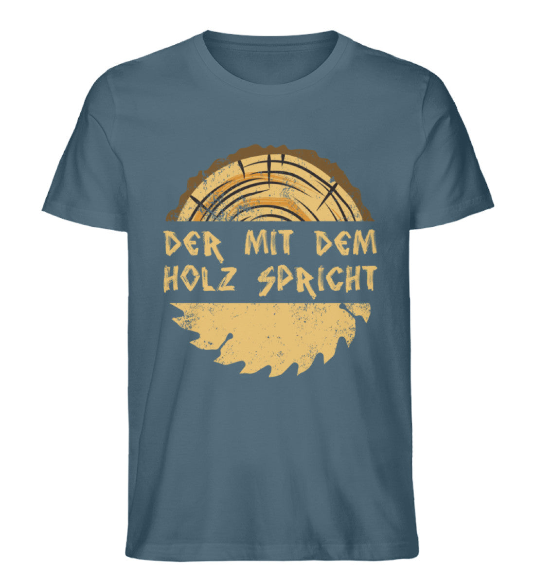 Der mit dem Holz spricht T-Shirt Männer Farbe stargazer - Waldkumpel