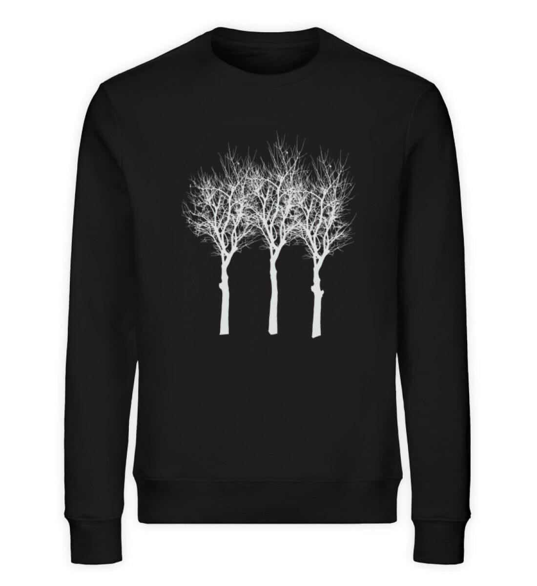 Bäume - Unisex Bio Sweatshirt Black XS