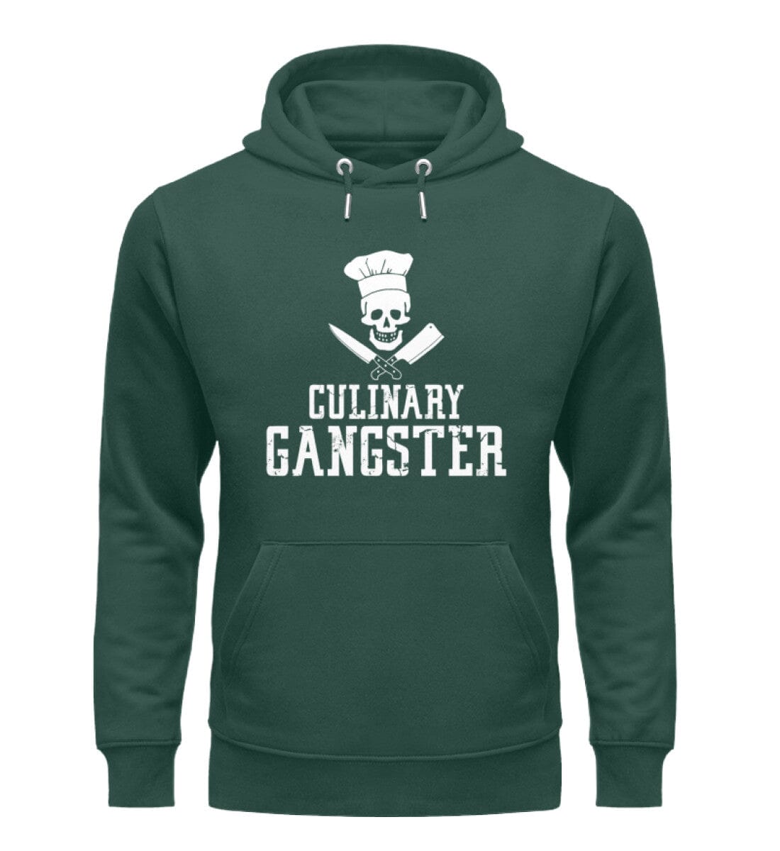 Kulinarischer Gangster - Unisex Premium Bio Hoodie Glazed Green S