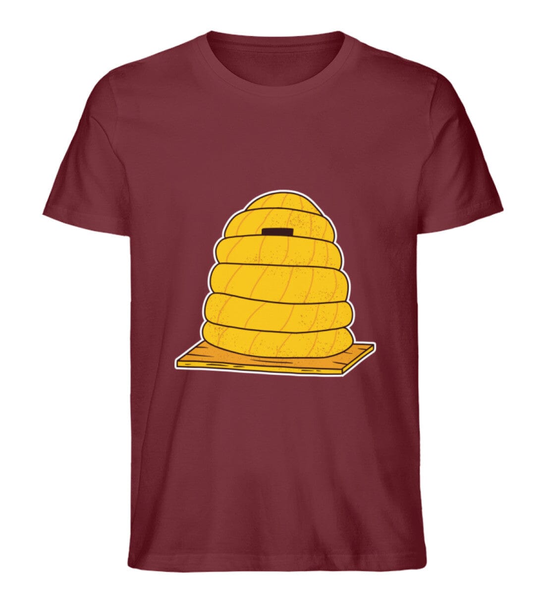 Der Bienenstock - Unisex Premium Bio Shirt Burgundy S