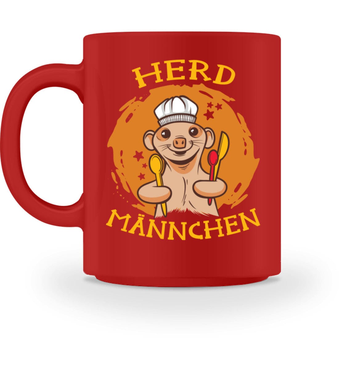 Herd Männchen - Tasse Red M