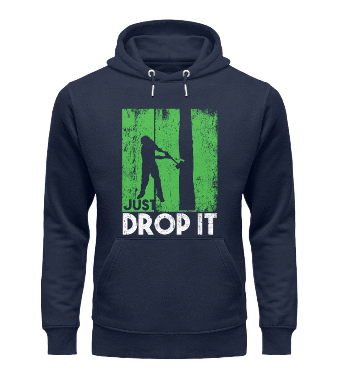 JUST DROP IT - Unisex Premium Bio Hoodie French Navy S