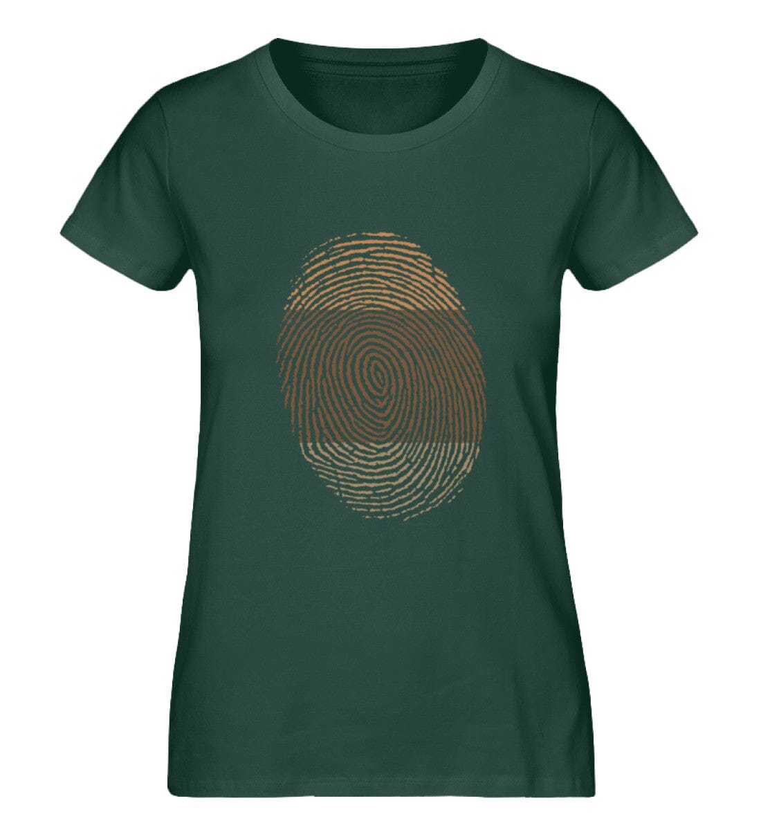 Fingerabdruck Holz - Damen Premium Bio Shirt Glazed Green S