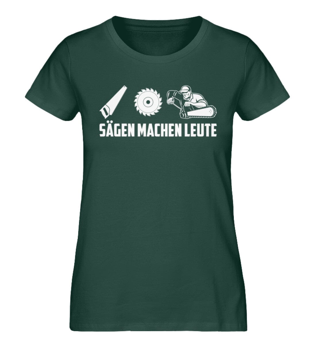 Sägen machen Leute - Damen Premium Bio Shirt Glazed Green S