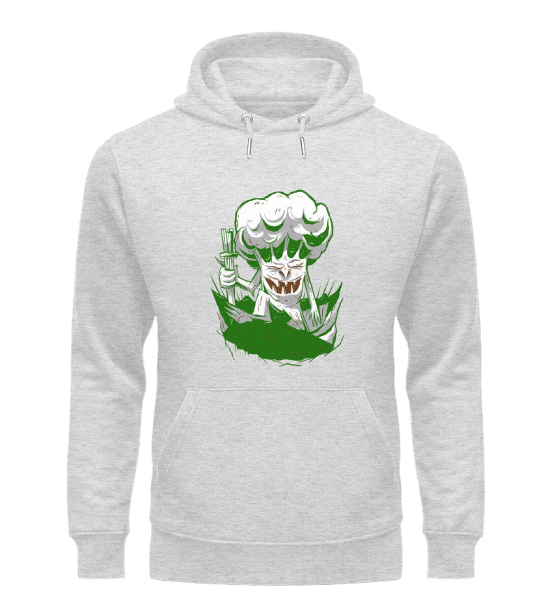 Baum eskaliert - Unisex Premium Bio Hoodie Heather Grey XS