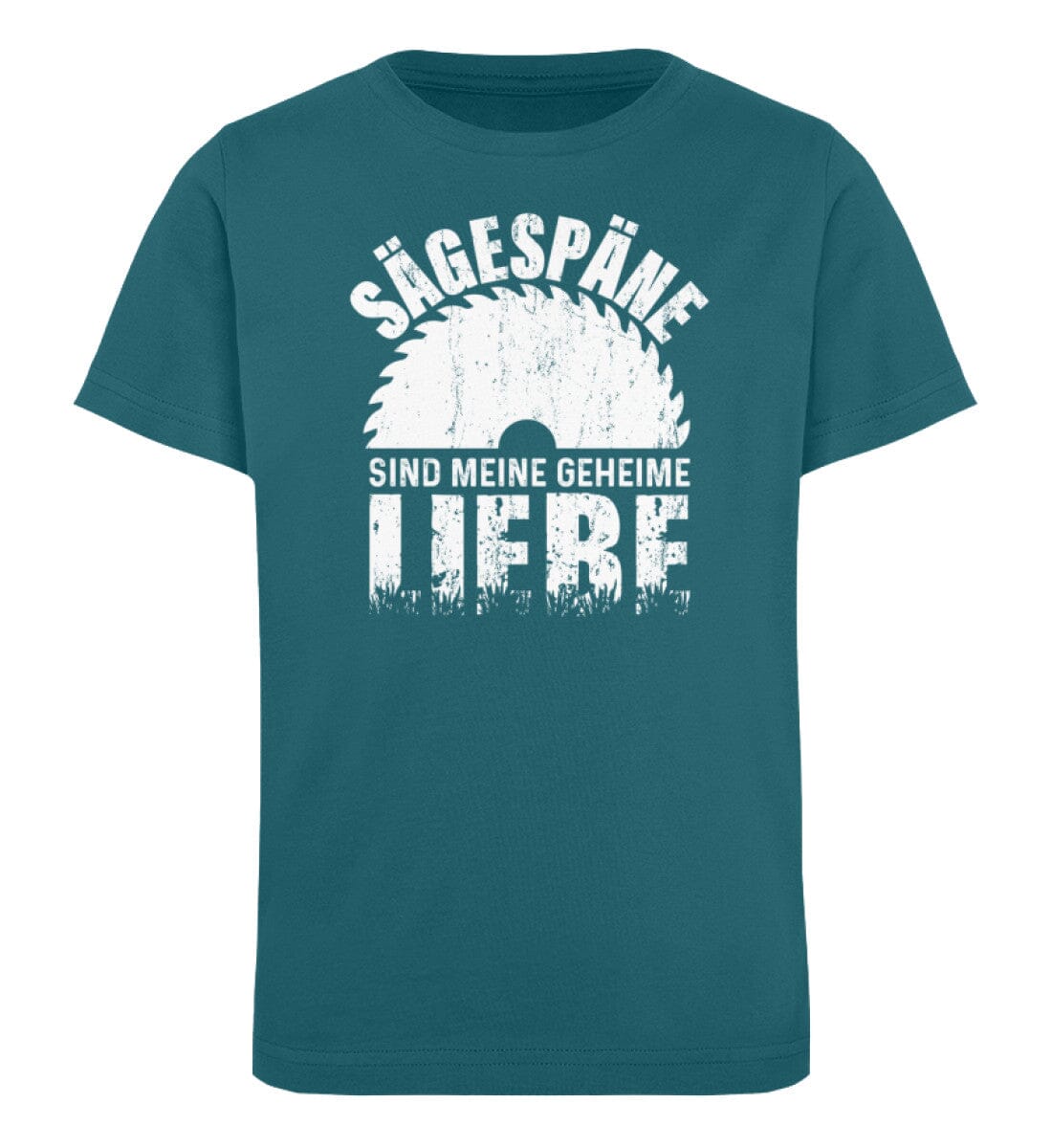 Sägespäne meine geheime Liebe - Kinder Bio Shirt Ocean Depth 12/14 (152/164)