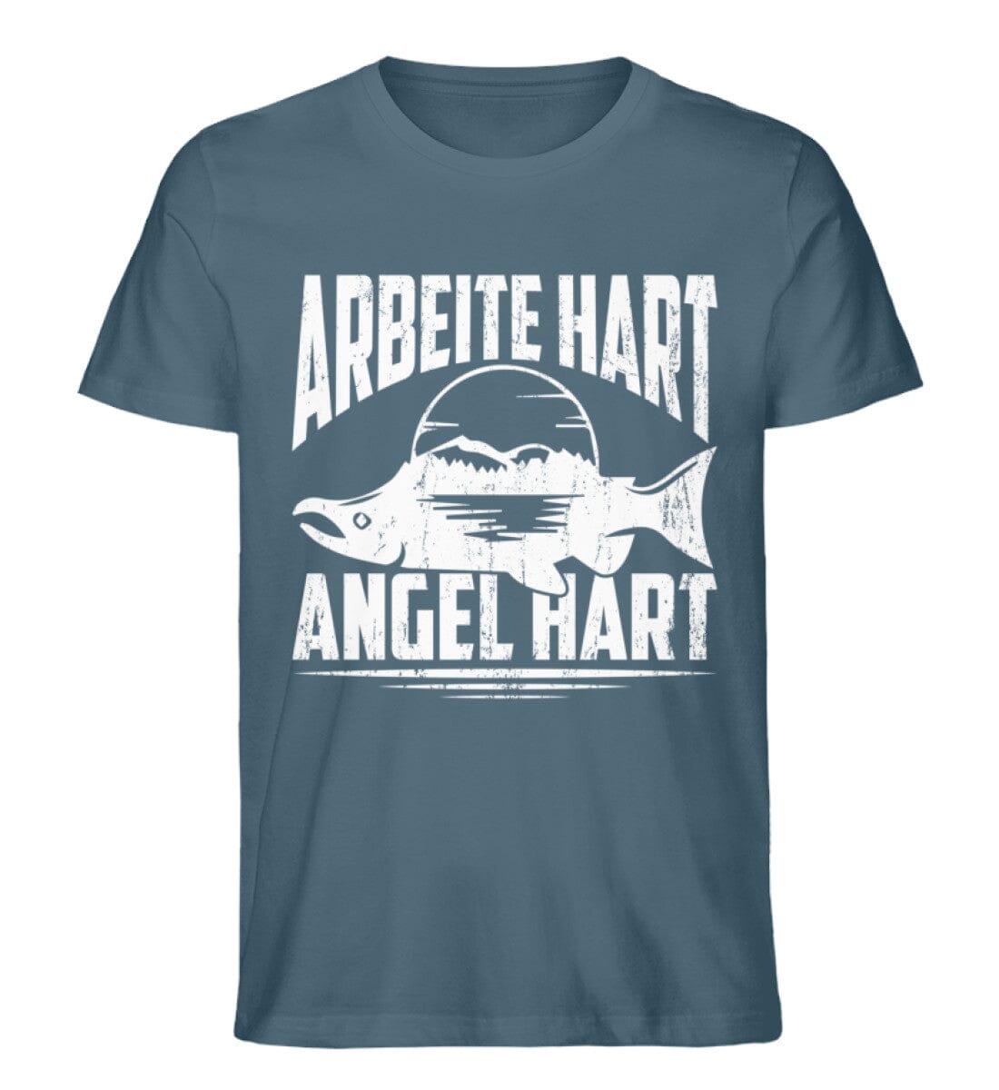 Arbeite hart Angel hart - Unisex Premium Bio Shirt Stargazer S