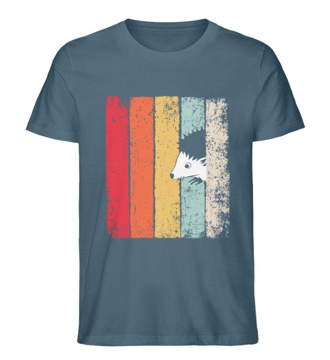 Tiere verstecken sich im Wald Igel - Unisex Premium Bio Shirt Stargazer S