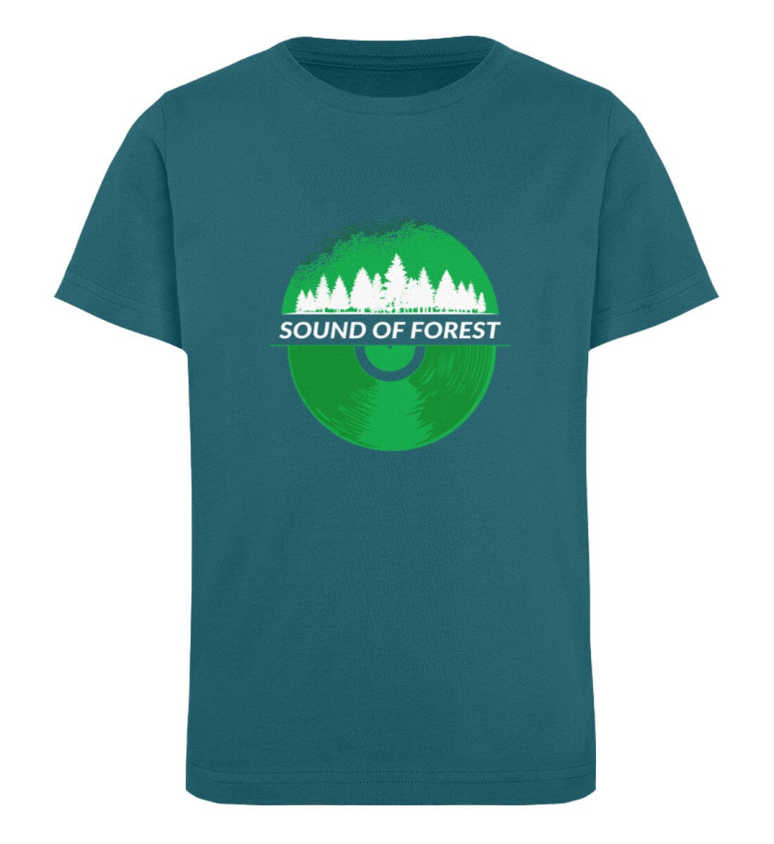 Schallplatte Sound of Forest - Kinder Bio Shirt Ocean Depth 12/14 (152/164)