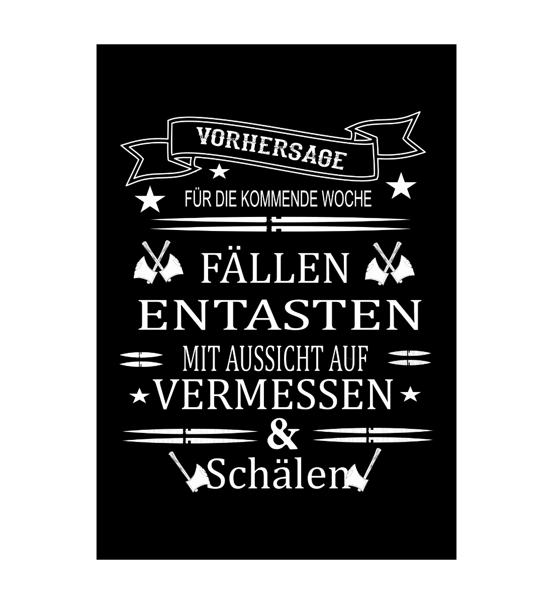 Fällen Entasten Schälen - Notizbuch