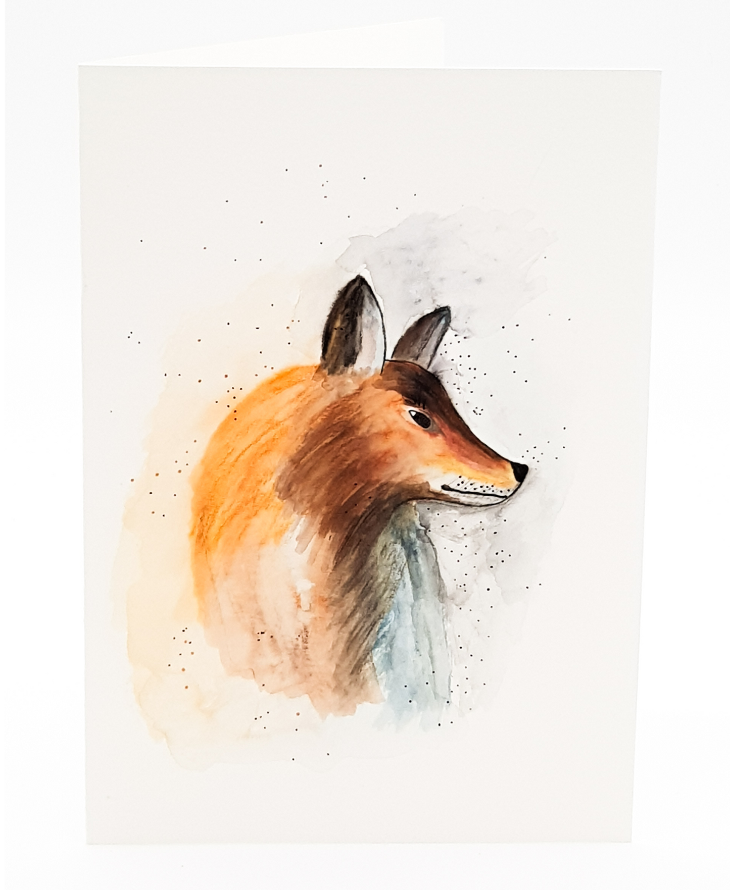 Fuchs - Grußkarte (handgezeichnet)