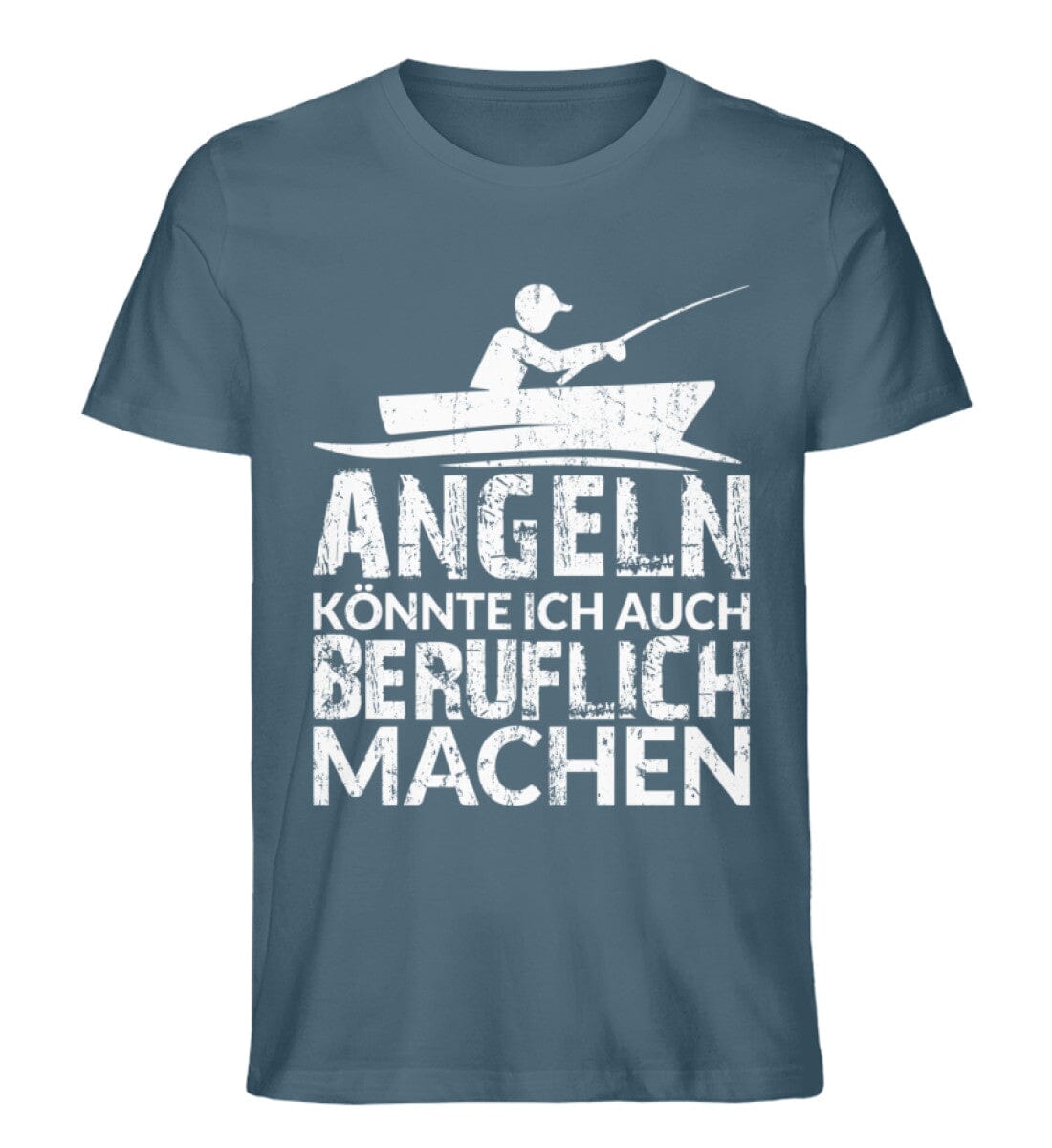 Angeln als Beruf - Unisex Premium Bio Shirt Stargazer S