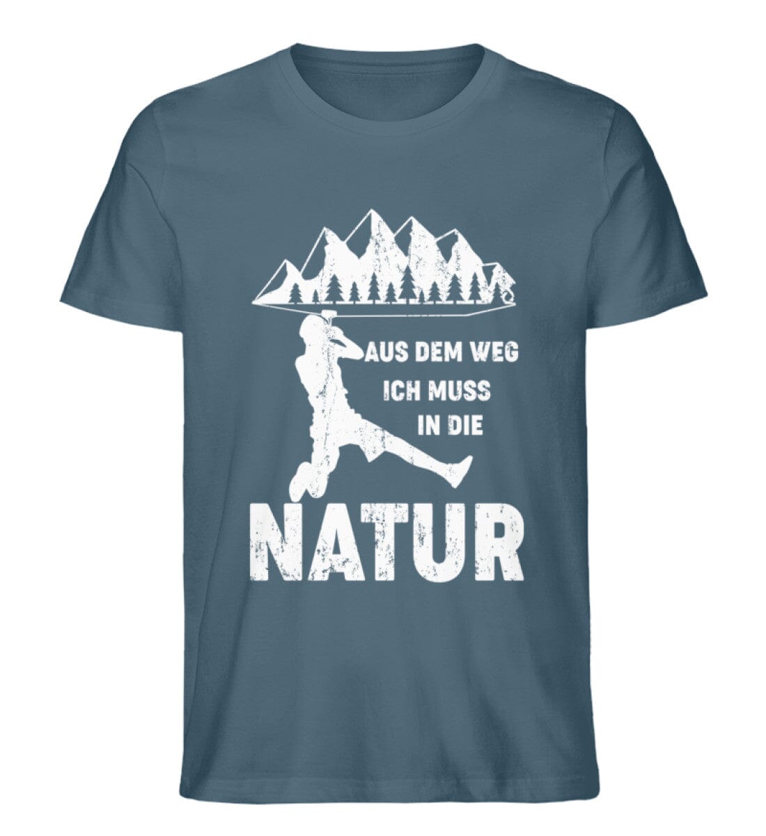 Ich muss in die Natur - Unisex Premium Bio Shirt Stargazer S