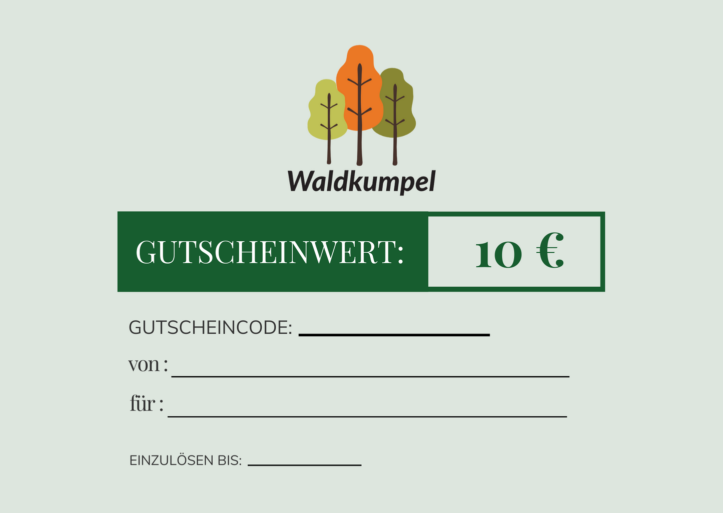 Gutschein 10 Euro (digital per E-Mail)