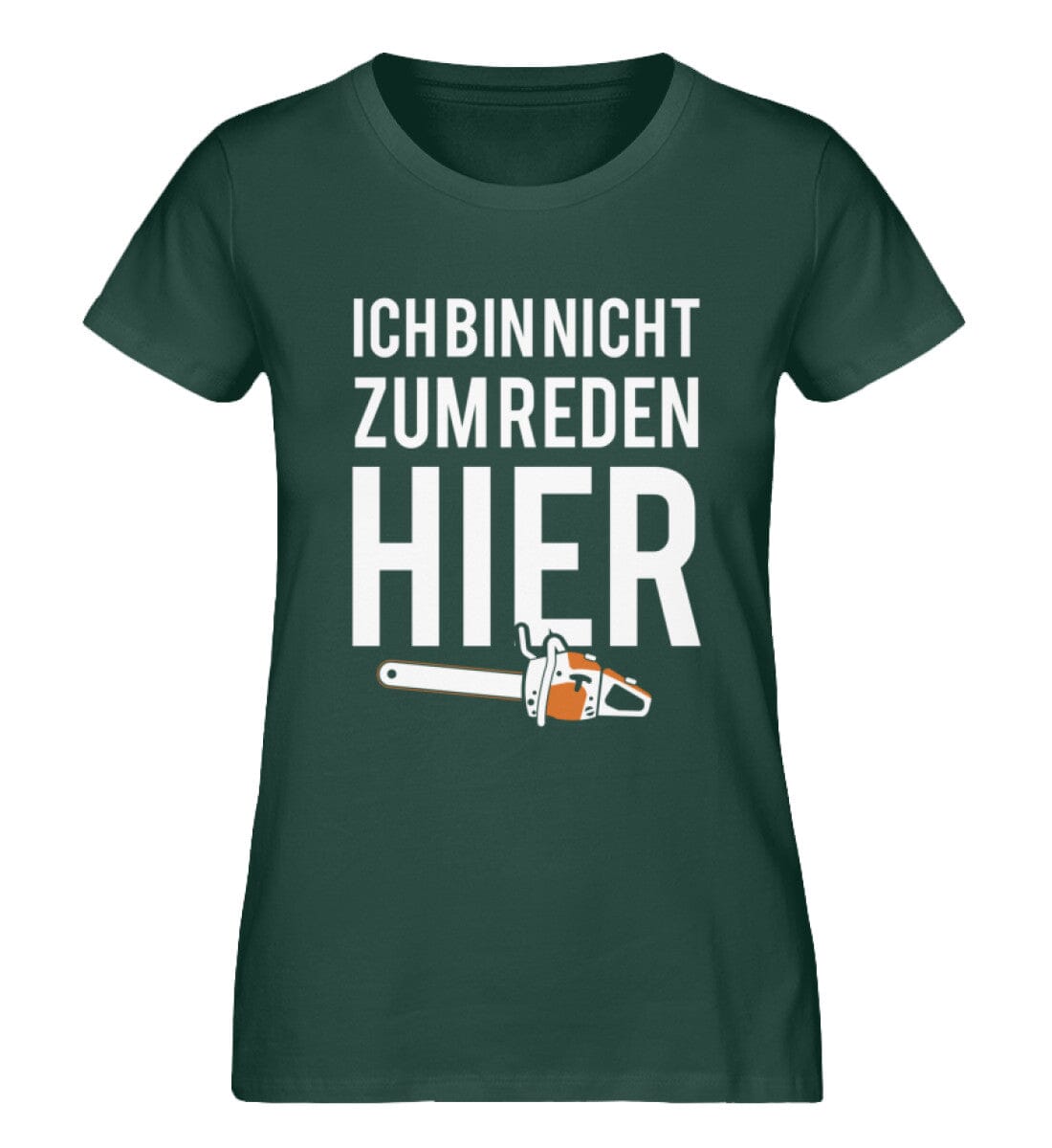 Sägen und schweigen - Damen Premium Bio Shirt Glazed Green S