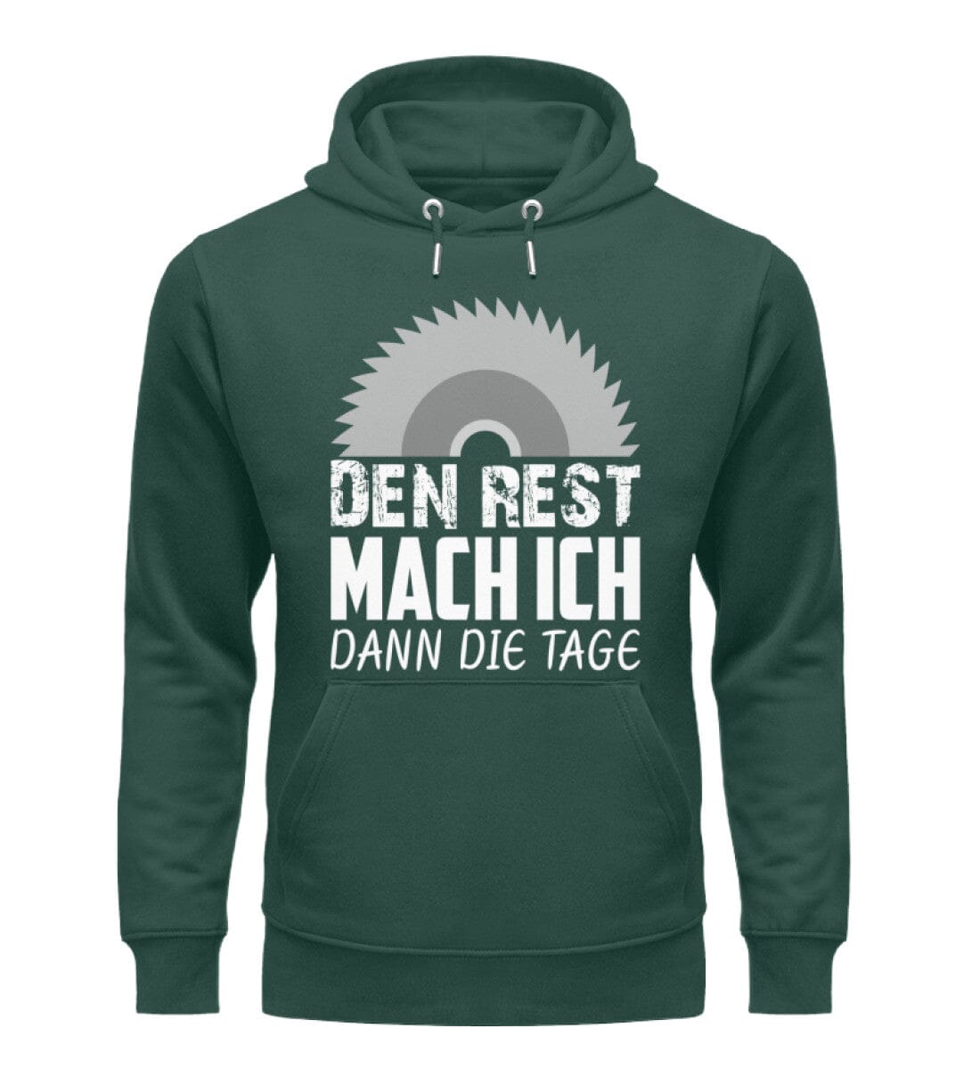 Den Rest mach ich die Tage - Unisex Premium Bio Hoodie Glazed Green S