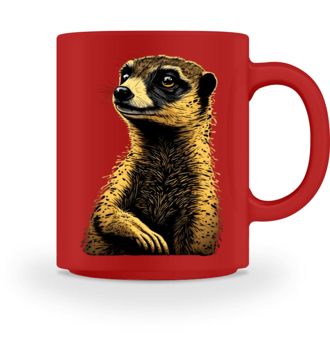 Erdmännchen blickt in die Ferne - Tasse