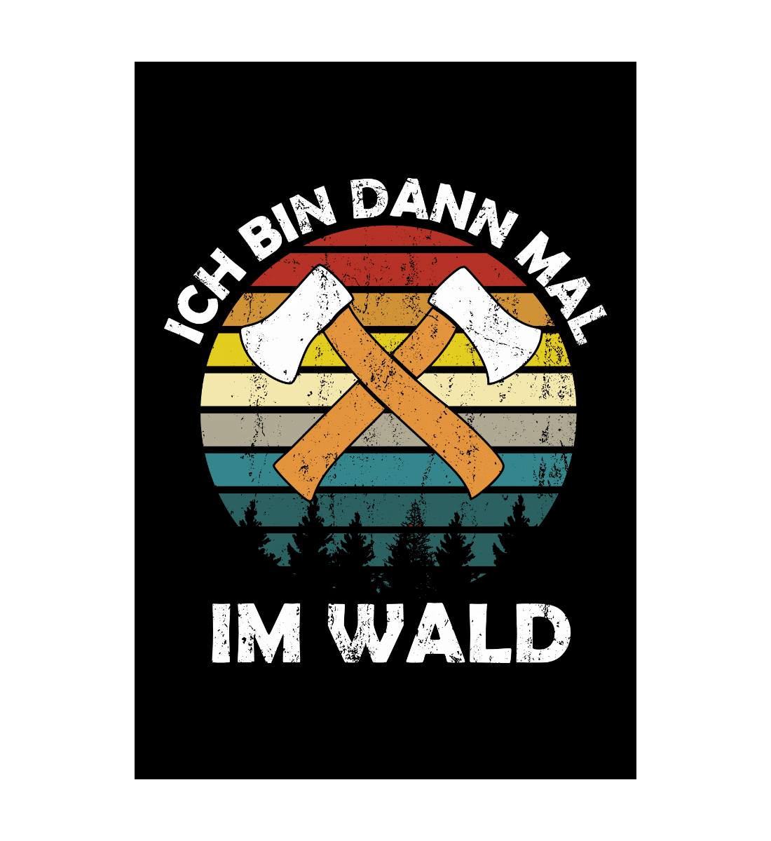 Ich bin dann mal im Wald - Notizbuch