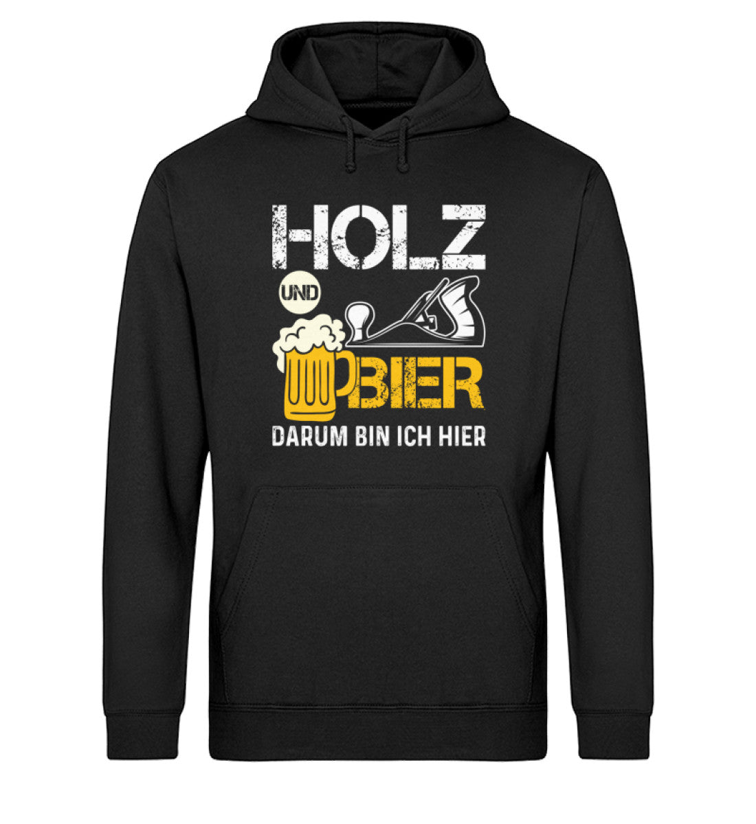 Holz und Bier Unisex Bio Hoodie – Waldkumpel - Main Image